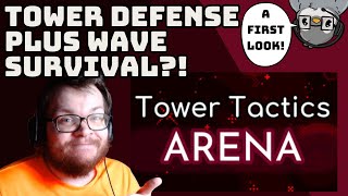 This Roguelike Is Like Tower Defense Brotato  First Look At Tower Tactics Arena [upl. by Kenley]