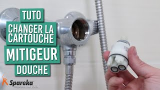 Comment changer la cartouche de votre mitigeur de douche [upl. by Colas]