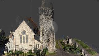 Metashape Point Cloud  St James Church Westgate And  Insta 360 x3  Photogrammetry [upl. by Portugal634]