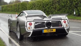 Pagani Zonda S wCapristo Exhaust Loud Revs [upl. by Matazzoni433]