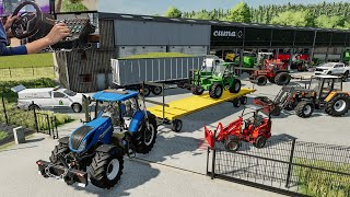 1 journée dans une CUMA agricole avec 7 joueurs en jouant le plus réaliste possible sur FS 22 [upl. by Eikin]