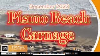 Pismo Beach Flooding Carnage Compilation Dec 2023 [upl. by Nnaik]