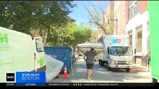 Allston Christmas Thousands move out of apartments leaving behind trash furniture [upl. by Ellga]