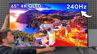 Hisense 65E7N Pro Unboxing amp Review The BEST 4K QLED Gaming TV [upl. by Froehlich86]