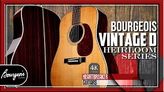 Bourgeois Guitars  Heirloom Vintage D with Aged Tone Adirondack ft Mike Romano  4k Video [upl. by Eniamraj]