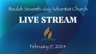 The Showdown  February 17 2024  Beulah SDA Church  Live Streaming Service [upl. by Cirderf336]