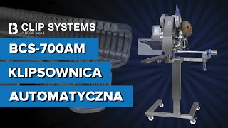 Klipsownica automatyczna BCS700AM BECK Clip Systems [upl. by Sheley665]