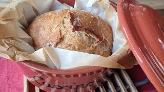 PANE IN PENTOLA SENZA IMPASTARE Ricetta pane DAVVERO facile di pane di farro [upl. by Rehpotsirk]