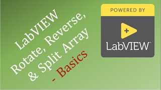 LabVIEW Rotate Reverse and Split Arrays  Basics [upl. by Randolph]