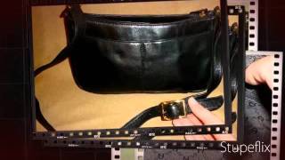 AIGNER BLACK LEATHER HANDBAG [upl. by Gipson]