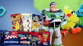 Figuras Armables Toy Story 4 Snax Fud  Cde Colecciones [upl. by Nolrac]