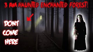 3 AM CHALLENGE IN THE HAUNTED ENCHANTED FOREST  MOE SARGI [upl. by Maleen]