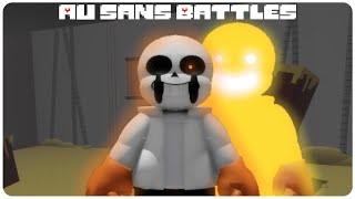 Delta Sans Rework Showcase Au Sans Battles [upl. by Ahrens612]