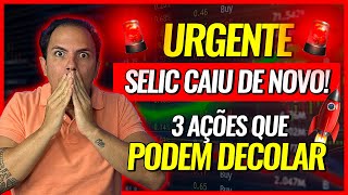 TAXA SELIC CAIU 3 AÇÕES QUE PODEM SE VALORIZAR AGORA ONDE INVESTIR COM A QUEDA DA TAXA SELIC [upl. by Sina]