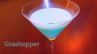 GRASHOPPER COCKTAIL Recipe [upl. by Hanima]