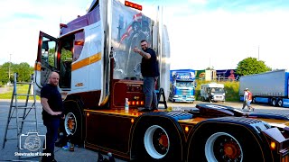 Wash and show at the Ciney Truck show on Friday [upl. by Sigismund676]