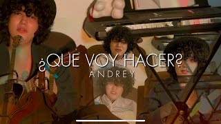 Que Voy Hacer  Andrey Serrano  Video letra [upl. by Annonyw]