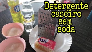 Detergente Caseiro multi usolava louçalava roupas limpa piso e sem Soda [upl. by Vacla]