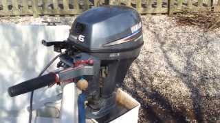 Yamaha 6hp 4 stroke starting and running [upl. by Alym]