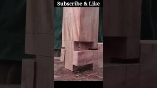 Mindblowing Interlocking Screw free Wood joint 🔥🔥shorts [upl. by Hyland]