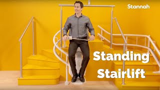 The Standing Stairlift with Perch Seat [upl. by Ralfston]