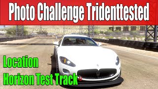 Forza Horizon 5 Photo Challenge Tridenttested  Horizon Test Track Location [upl. by Indihar35]