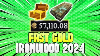 BEST New World GOLD FARM 2024 Farming  Making Money NW IronWood Spot Route [upl. by Xel]