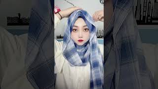 Hijab Style for Beginners  Quick Flowy Hijab Style  Unique Hijab Tutorial shorts beautyframe [upl. by Hirst]