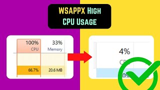 Fix WSAPPX High CPU Usage English [upl. by Eluj13]