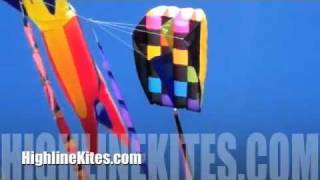 Parafoil 50 Kite with Transition Tails from Highline Kites [upl. by Eylatan9]