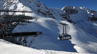 Fahrt mit der Urdenbahn Verbindungsbahn Skigebiete Lenzerheide  Arosa [upl. by Marigold]