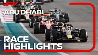 Race Highlights  2023 Abu Dhabi Grand Prix [upl. by Atisusej]