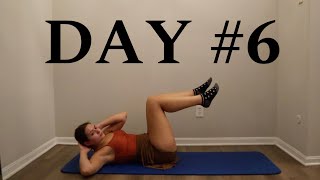 Day 6 Beginner Pilates 30 Day Workout Challenge At Home No Equipment [upl. by Giesser]