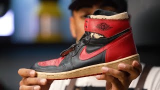 How to Preserve OG 1985 Air Jordan 1 [upl. by Alegre]