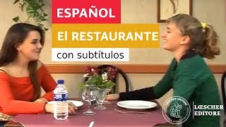 Español  El restaurante con subtítulos [upl. by Waligore704]