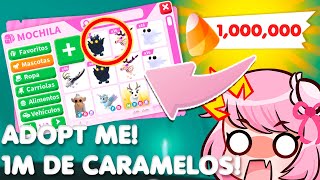 Como tener 1M CARAMELOS de evento Halloween 2023 en Adopt me Roblox 🍬🎃 [upl. by Kostman235]