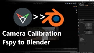 Camera Calibration  fSpy to Blender [upl. by Adimra788]