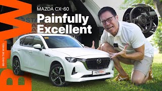 Mazda CX60 Mazdas new flagship CX60 SUV is also its first plugin hybrid [upl. by Ilrebmyk866]