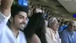 Gurmeet amp Drashti In Mohali Indiavspakistan Match 2011 [upl. by Rein]