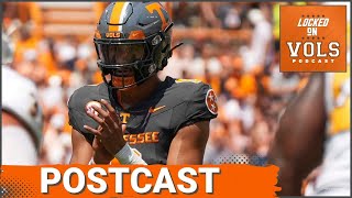 POSTCAST Tennessee destroys Chattanooga 693  Nico Iamaleava Highlights the Day [upl. by Ailis]