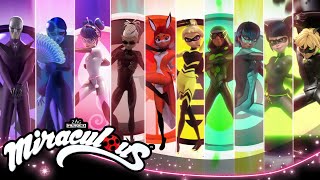 MIRACULOUS  🐞 TRANSFORMACIONES 🐞  Las Aventuras de Ladybug [upl. by Theodore]