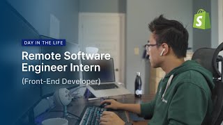 Day in the Life of a Remote Software Engineer Intern At Shopify [upl. by Nosyaj]