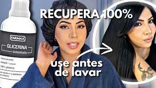 USE ANTES DE LAVAR amp elimine PONTAS ESPIGADAS QUEBRA do seu CABELO POROSIDADE e FRIZZ na hora [upl. by Mij]