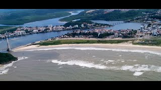 ILHÉUS BAHIA VISTA DE CIMA 70 KM DE LITORAL DE PONTA A PONTA [upl. by Emmerich]