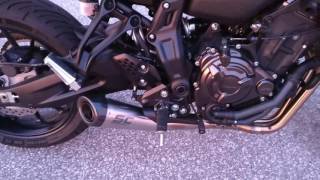 Yamaha Tracer 700 SC Project Exhaust [upl. by Trainor]