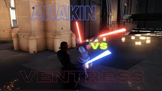 Asajj Ventress VS Anakin Skywalker  STAR WARS Battlefront 2 Kyber [upl. by Mari]