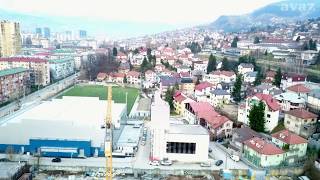 Stadion Grbavica iz zraka [upl. by Kralc]