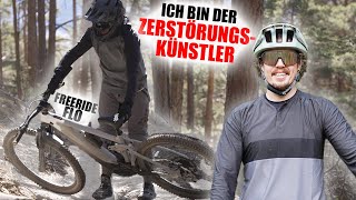 NICHTS bleibt heil 😳 Mit Freeride Flo auf Chaos E MTB Tour [upl. by Adnal]