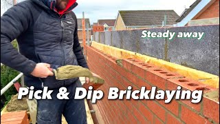 I never used to work like that bricklaying made easy vlog bricklaying construction asmr [upl. by Meer743]