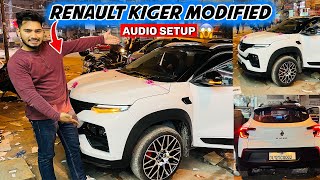 Renault Kiger 2024 Modified 🔥🔥 Audio Setup 16 inch Alloy Wheels For Kiger Kiger Base To Top [upl. by Eeluj]